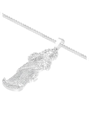 Collar con dije de virgen Clepsidra de plata P 925