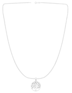 Collar con dije de árbol Clepsidra de plata P 925