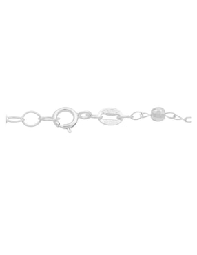 Pulsera Clepsidra de plata P 925 con acabado