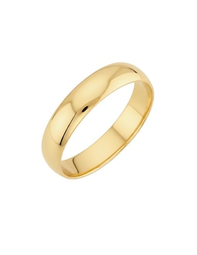 Anillo circular Joyería M De Leon 10 k de oro pulido