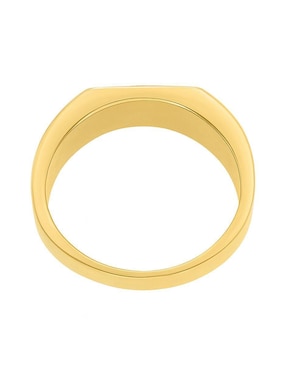 Anillo cuadrado Joyería M De Leon 10 k de oro ónix brillante