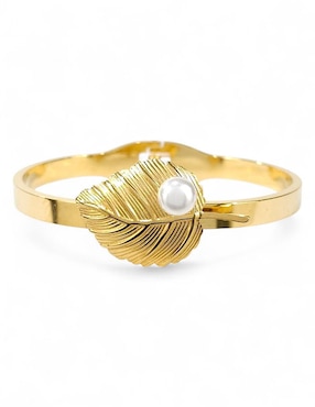 Collar, pulsera, anillo y arete de hoja Og perla de cristal