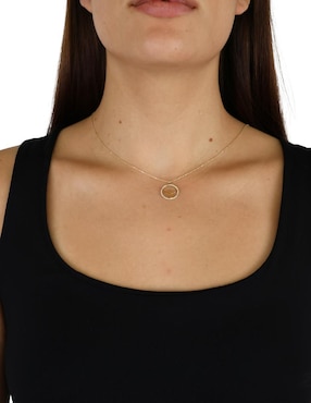 Collar Mancini de oro 10 K