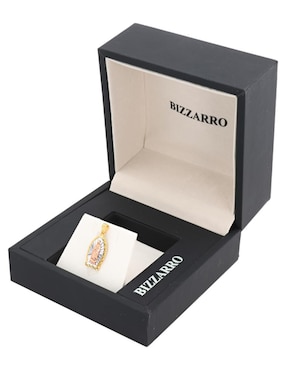 Medalla Joyerias Bizzarro virgen de guadalupe de oro florentino 14 K
