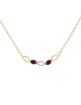 Gargantilla ovalada Fascinare Noa de oro 14 K