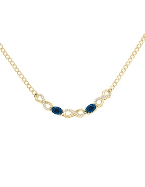 Gargantilla de infinito Fascinare Lisa de oro 14 K