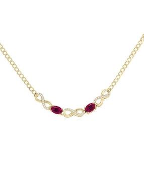 Gargantilla de infinito Fascinare Lisa de oro 14 K