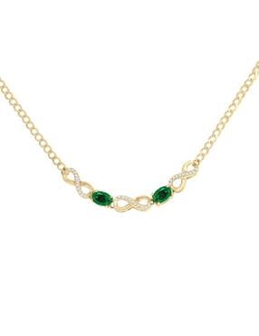 Gargantilla de infinito Fascinare Lisa de oro 14 K