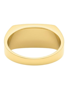 Anillo circular Joyería M De Leon 10 k de oro zirconia pulido