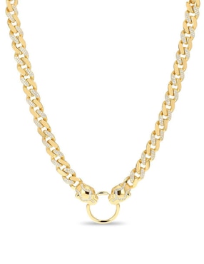 Gargantilla jaguar de pantera Joyerias Bizzarro de oro amarillo 14 K
