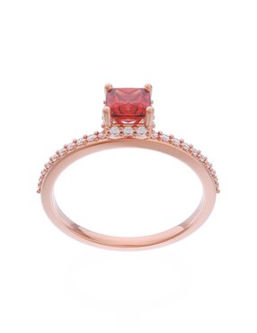 Anillo de compromiso de oro 10 k Fonelli Eternidad