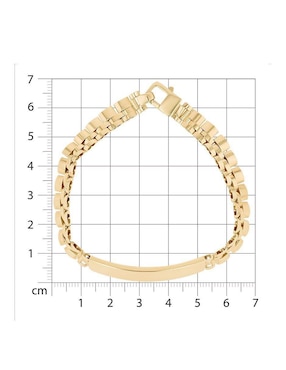Esclava Joyerias Bizzarro de oro amarillo 14 K con acabado brillante