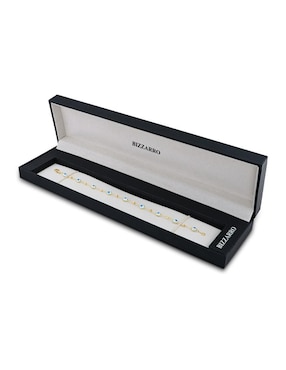 Pulsera Joyerias Bizzarro de oro amarillo 14 k con acabado brillante