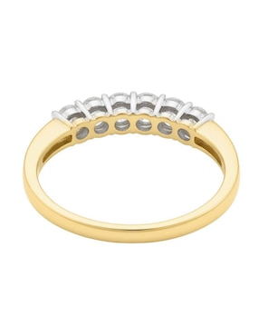 Anillo de corona Joyería M De Leon 10 k de oro zirconia brillante
