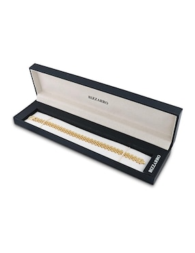 Pulsera Joyerias Bizzarro de oro amarillo 14 k con acabado brillante