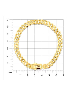 Pulsera Joyerias Bizzarro de oro amarillo 14 k con acabado brillante