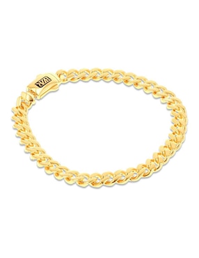 Pulsera Joyerias Bizzarro de oro amarillo 14 k con acabado brillante
