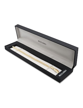Pulsera Joyerias Bizzarro de oro amarillo 14 k con acabado brillante