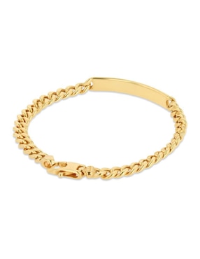 Esclava Joyerias Bizzarro de oro amarillo 14 k con acabado brillante