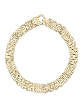 Pulsera Joyerias Bizzarro de oro amarillo 14 k con acabado brillante