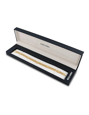 Pulsera Joyerias Bizzarro de oro amarillo 14 k con acabado brillante
