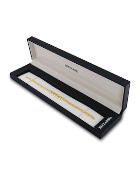 Pulsera Joyerias Bizzarro de oro amarillo 14 k con acabado brillante