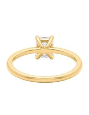 Anillo circular Joyería M De Leon 10 k de oro zirconia brillante
