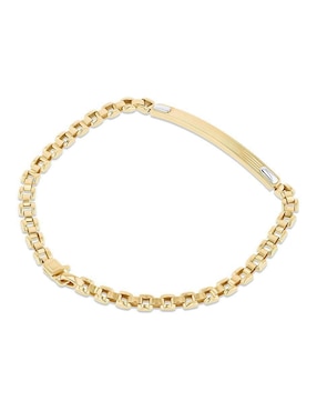 Esclava Joyerias Bizzarro de oro amarillo 14 K con acabado brillante