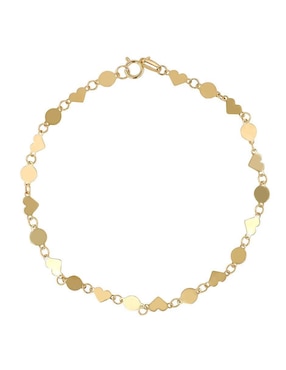 Pulsera Joyerias Bizzarro de oro amarillo 14 K con acabado brillante
