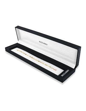 Pulsera Joyerias Bizzarro de oro amarillo 14 K con acabado brillante