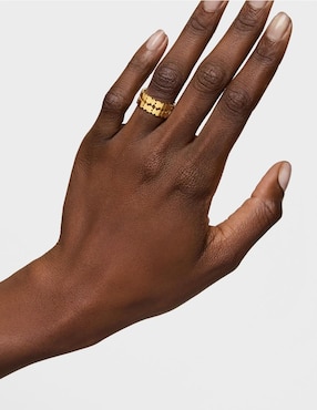 Anillo de oso Tous Tous Sweet 40s de plata P 925 con acabado baño de oro
