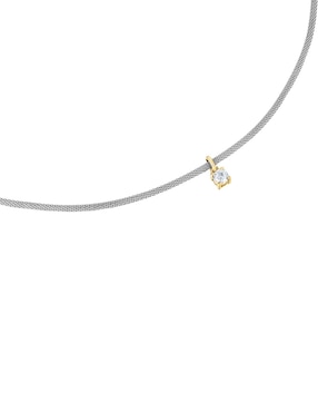 Collar con dije Tous Mesh LGD de oro 14 K