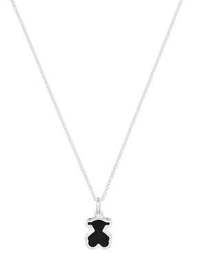 Collar con dije de oso Tous Galaxy de plata P 925