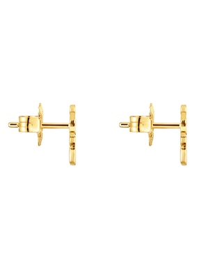Broqueles de oso Tous Sweet 40S de plata P 925 con acabado baño de oro