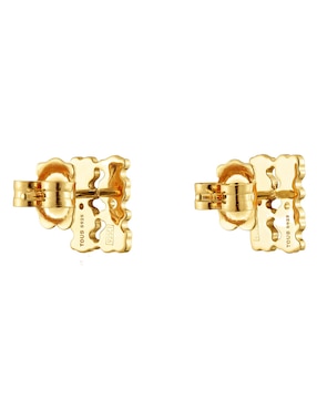 Broqueles de oso Tous Sweet 40S de plata P 925 con acabado baño de oro