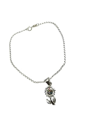Pulsera Limerence By Claudia Herrera de plata con zirconia P 925 con acabado brillante