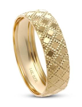Argolla de oro amarillo 14 k Joyerías Bizzarro