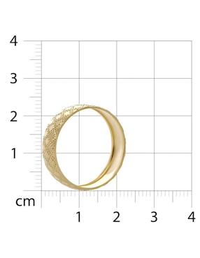 Argolla de oro amarillo 14 k Joyerías Bizzarro