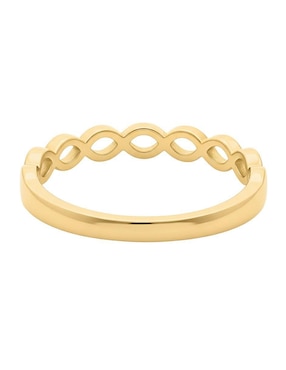 Anillo de infinito Joyería M De Leon 10 k de oro brillante
