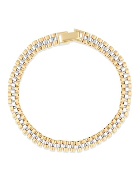 Pulsera Joyerias Bizzarro de oro amarillo 14 k acabado brillante