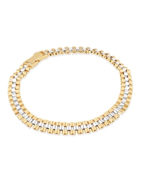 Pulsera Joyerias Bizzarro de oro amarillo 14 k acabado brillante