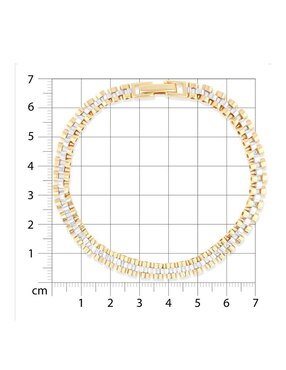 Pulsera Joyerias Bizzarro de oro amarillo 14 k acabado brillante