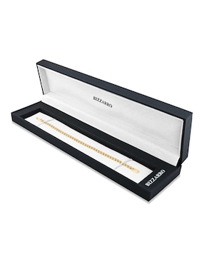 Pulsera Joyerias Bizzarro de oro amarillo 14 k acabado brillante