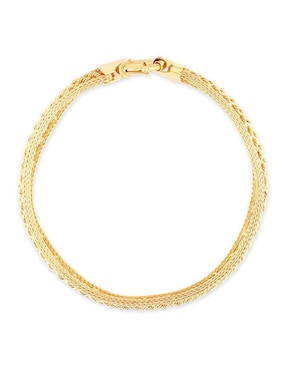 Pulsera Joyerias Bizzarro de oro amarillo 14 k acabado brillante