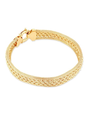 Pulsera Joyerias Bizzarro de oro amarillo 14 k acabado brillante