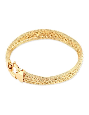 Pulsera Joyerias Bizzarro de oro amarillo 14 k acabado brillante