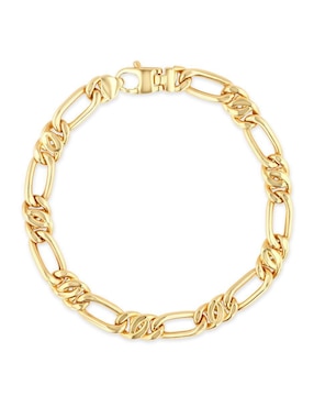 Pulsera Joyerias Bizzarro de oro amarillo 14 k acabado brillante