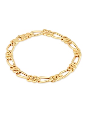 Pulsera Joyerias Bizzarro de oro amarillo 14 k acabado brillante