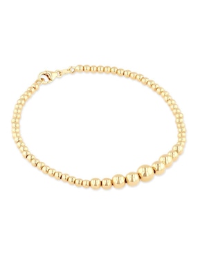 Pulsera Joyerias Bizzarro de oro amarillo 14 k acabado brillante