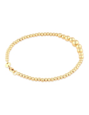 Pulsera Joyerias Bizzarro de oro amarillo 14 k acabado brillante